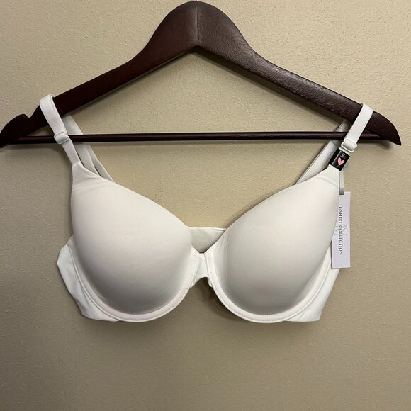NWT Victoria's Secret T-Shirt Lightly Lined Full Coverage Bra Women 36C White - Picture 1 of 16